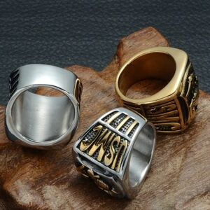Steel Marine Corps Ring Choose Size 7 Through 14